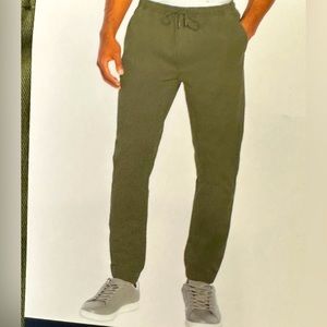 Gap Men’s Twill Jogger Pant Drawstring  Olive Green Size XL